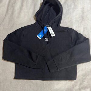 Adidas Cropped Hooded Sweatshirt